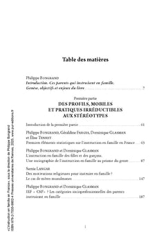 L'instruction en famille en France