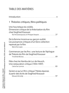 Théories critiques du film