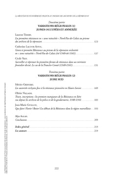 La Résistance pionnière en France au prisme des archives de la répression