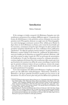 La Résistance pionnière en France au prisme des archives de la répression