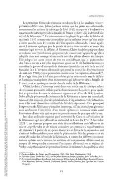 La Résistance pionnière en France au prisme des archives de la répression