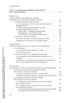 La guerre hybride