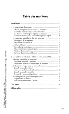 Présidentiable ?