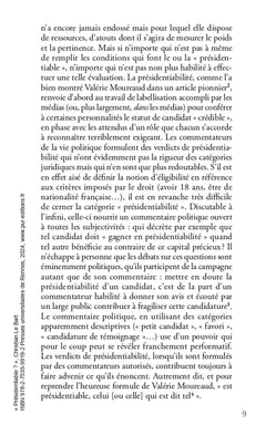 Présidentiable ?