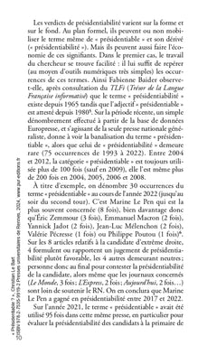 Présidentiable ?