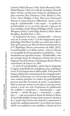 Présidentiable ?