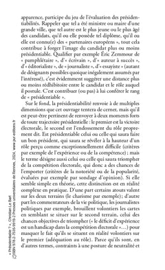 Présidentiable ?