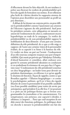 Présidentiable ?