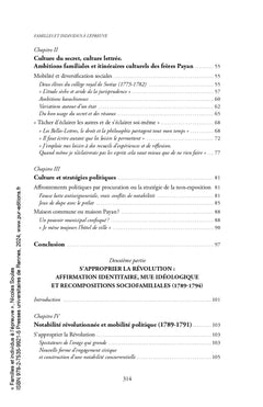 Familles et individus à l'épreuve