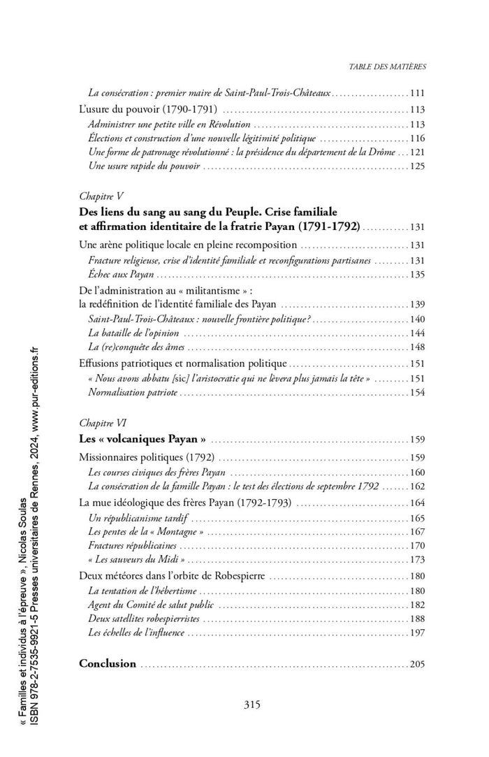 Familles et individus à l'épreuve