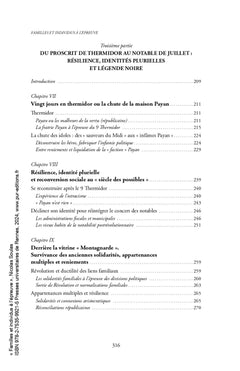 Familles et individus à l'épreuve