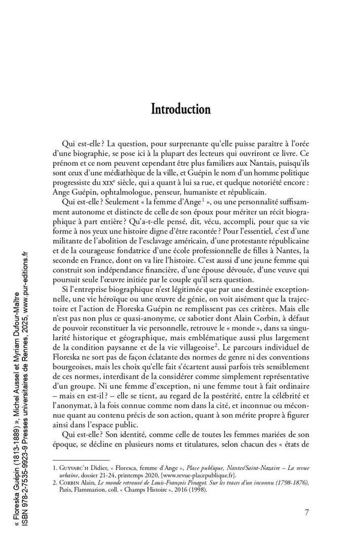 Floreska Guépin (1813-1889)