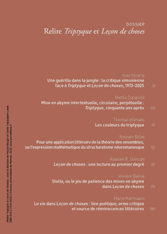 Relire Triptyque et Leçon de choses