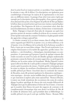 Relire Triptyque et Leçon de choses