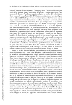 Les mutations du droit social européen au temps du travail de plateformes numériques