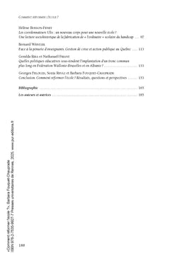 Comment réformer l'école ?