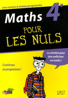 Maths 4e pour les nuls