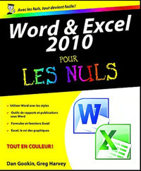 Word et Excel 2010 pour les Nuls