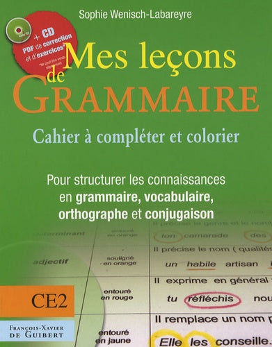 Mes leçons de grammaire CE2