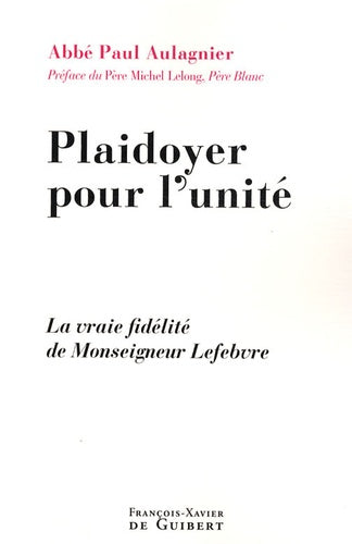 Plaidoyer pour l'unité