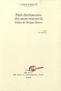 Petit dictionnaire des mots retrouvés
