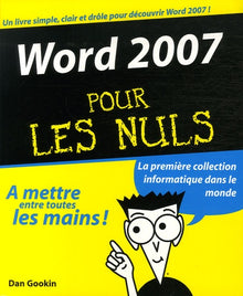 Word 2007 pour les nuls