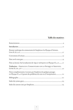 Commentaire sur la Physique d'Aristote. Livre II, ch. 4-6