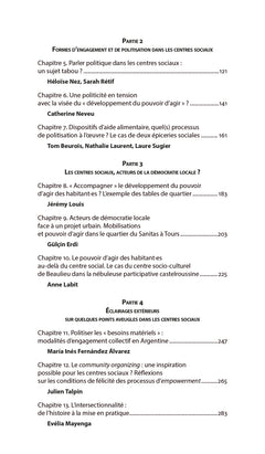 Le pouvoir d'agir dans les centres sociaux