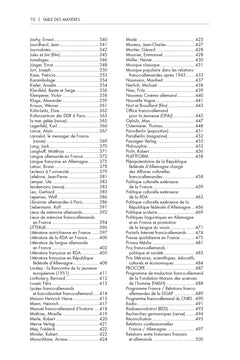 Dictionnaire des relations culturelles franco-allemandes depuis 1945