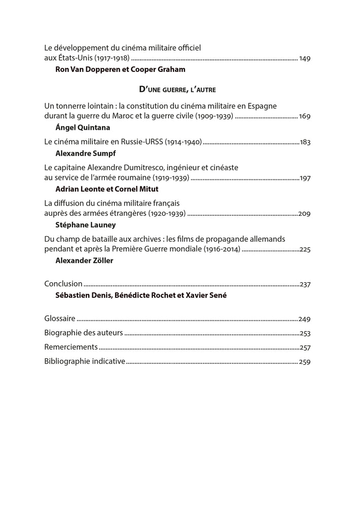 Naissance des cinémas militaires (1914-1939)