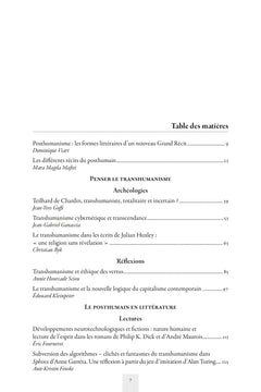 Les récits du posthumain