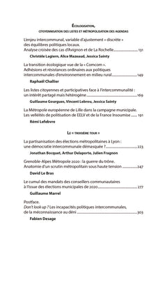 Politiser l'intercommunalité ?