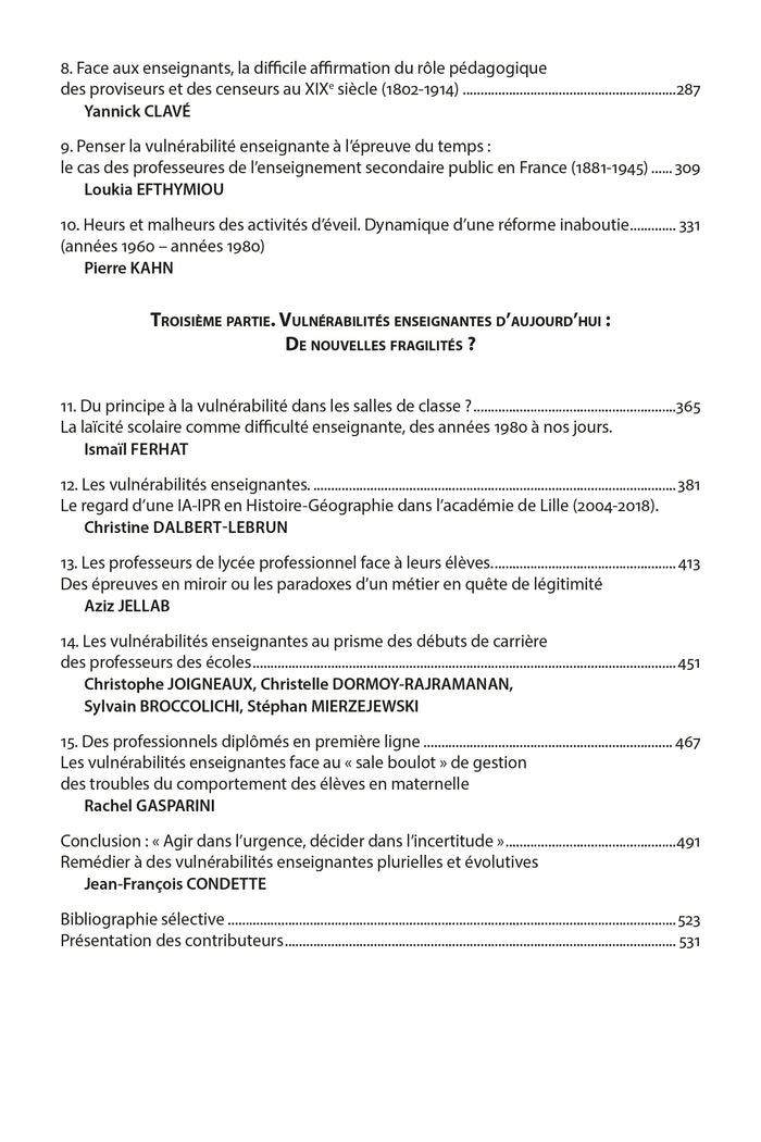 De la difficulté d'enseigner