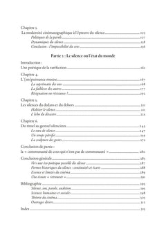 Silence(s) dans le cinéma contemporain