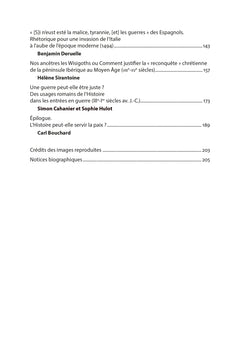 Quand l'histoire sert à faire la guerre