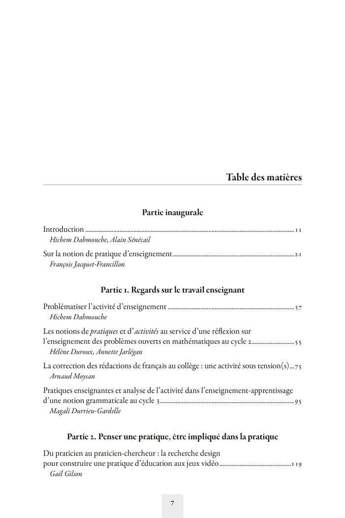 Pratiques et activités : perspectives actuelles en éducation