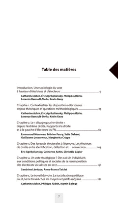 Ordre social, désordre électoral
