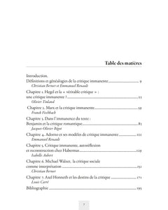 Critique immanente