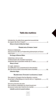 Les élus et leur argent
