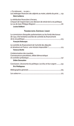 Les élus et leur argent