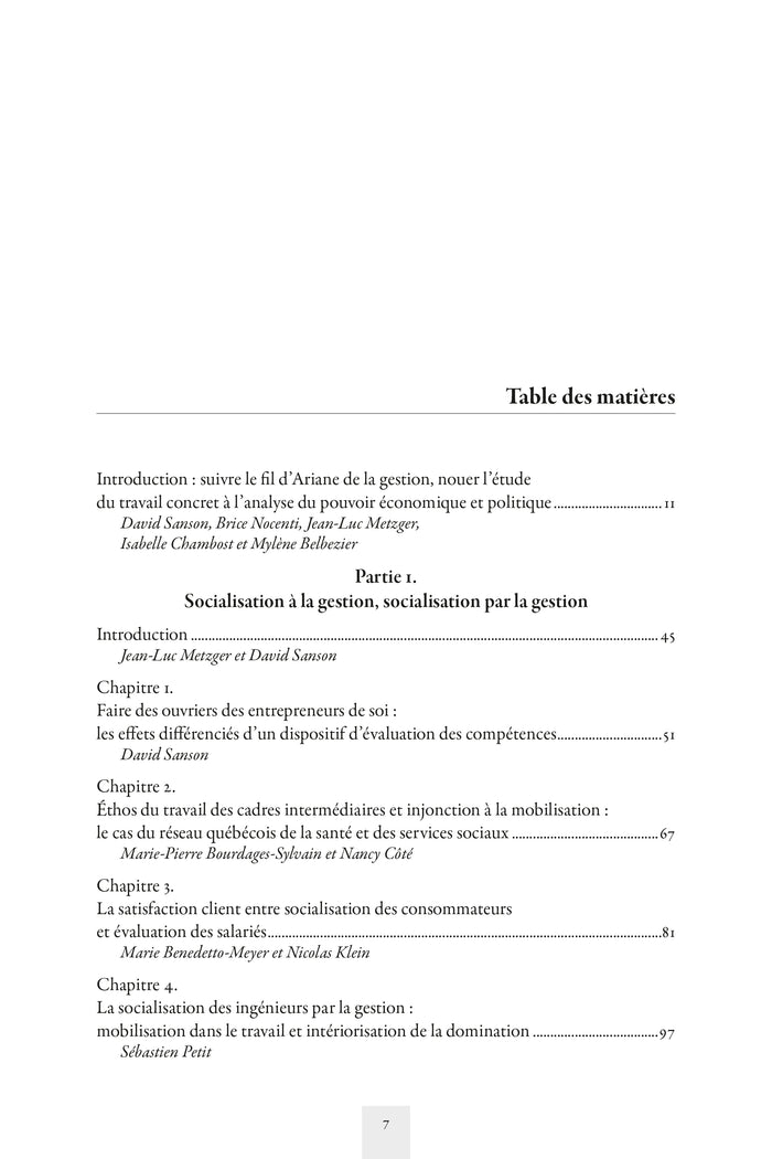 Sociologie de la gestion et du management