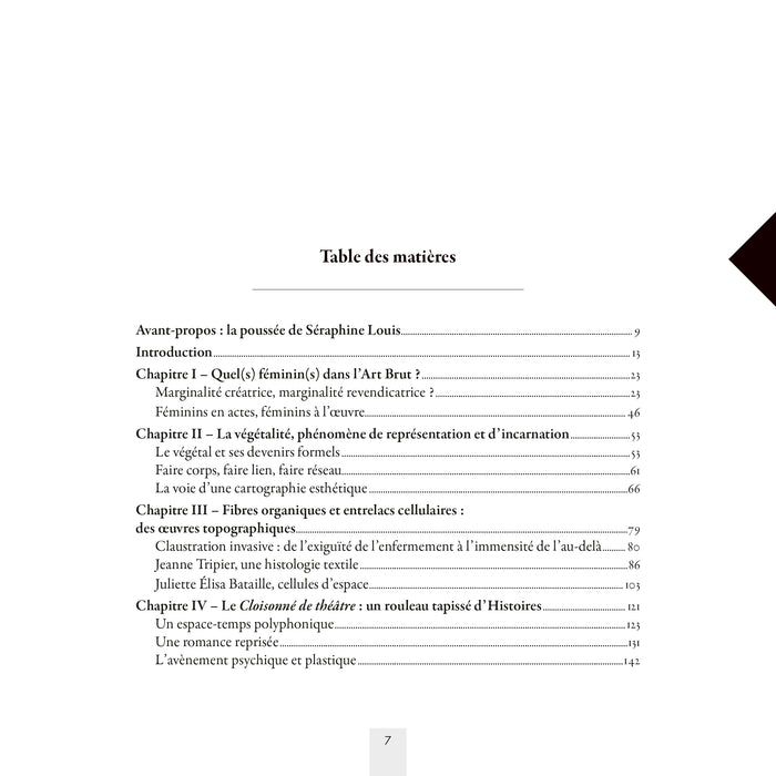 Végétalité, Art Brut et féminins