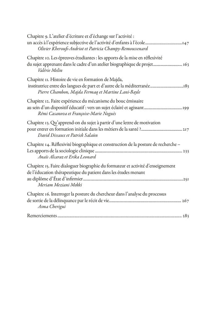 Penser le sujet dans le travail éducatif : entre activité et récit