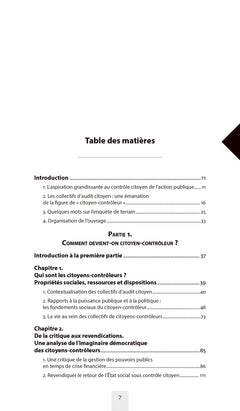 Les citoyens-contrôleurs de l'action publique