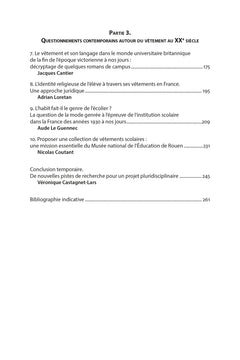 Des habits pour étudier