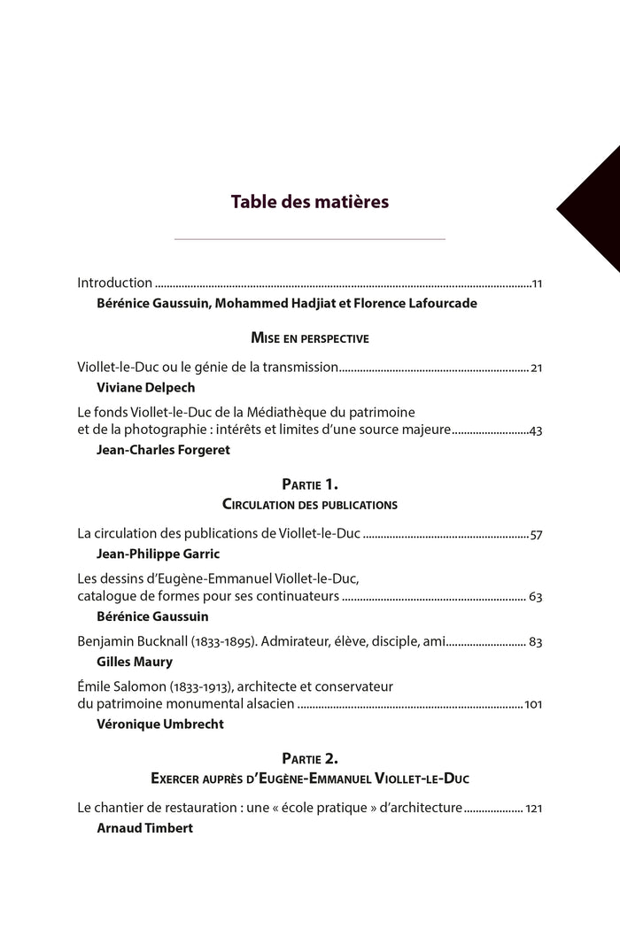 Les élèves d'Eugène Viollet-le-Duc