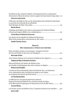 Les élèves d'Eugène Viollet-le-Duc