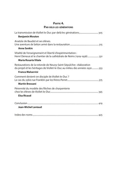 Les élèves d'Eugène Viollet-le-Duc