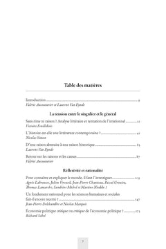 Raisonner en sciences humaines