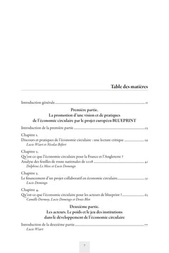 Fabriquer l'économie circulaire